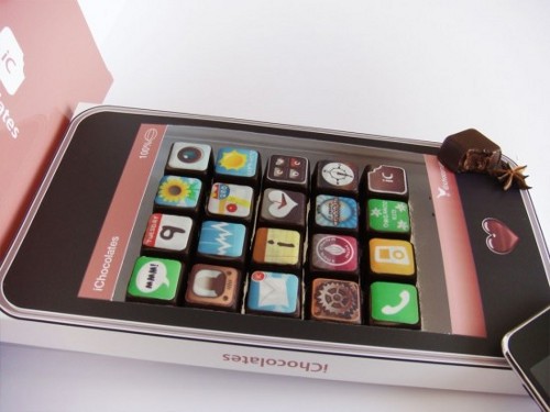 Apple iPhone de chocolate 01